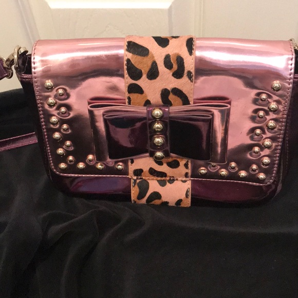 Sharif 1827 original shiny magenta crossbody - Picture 2 of 8